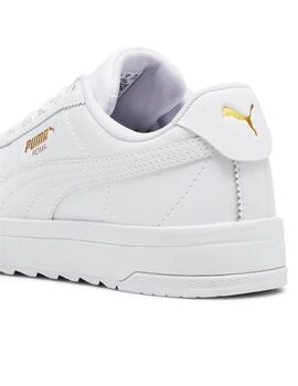 Zapatillas puma roma blanco de mujer.