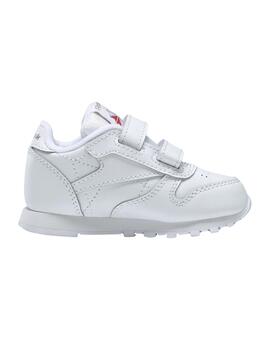 Zapatillas reebok classic 2v blanco de bebé.