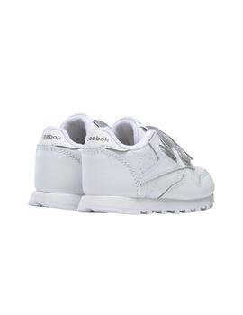 Zapatillas reebok classic 2v blanco de bebé.