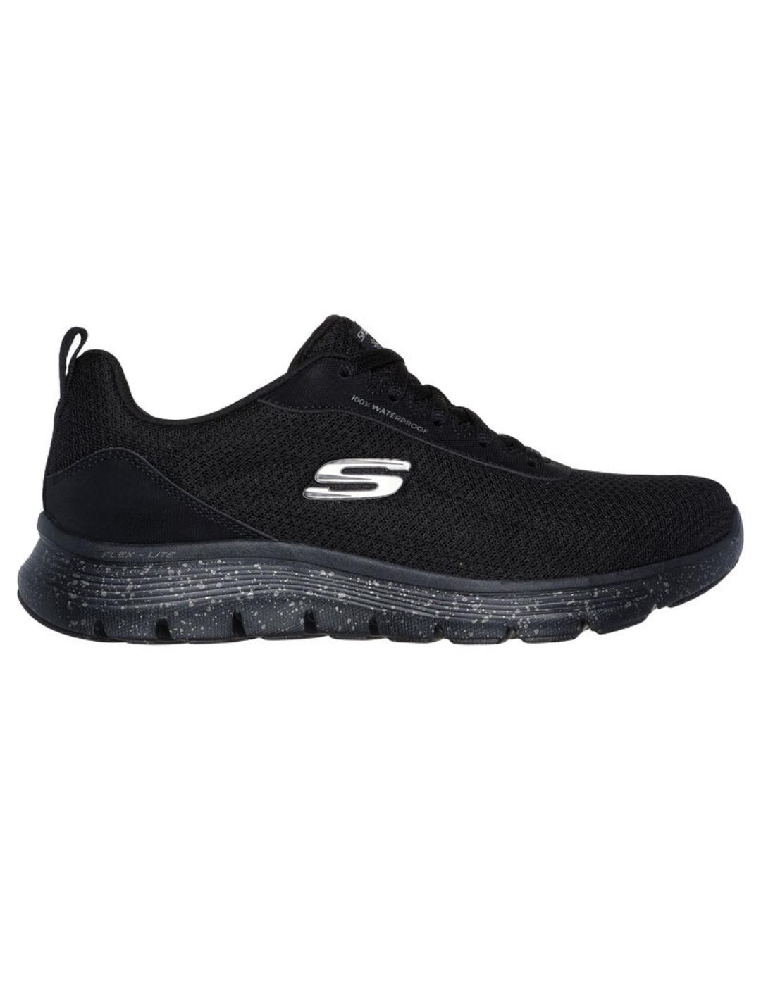 Zapatillas skechers flex appeal 5.0 negro de mujer.