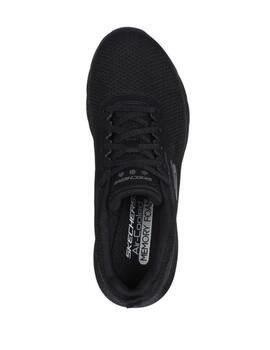 Zapatillas skechers flex appeal 5.0 negro de mujer.