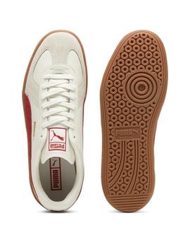 Zapatillas puma army trainer beige granate de mujer.