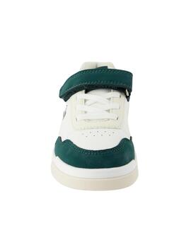 Zapatillas le coq lcs court breaker ps blanco verde de niño.