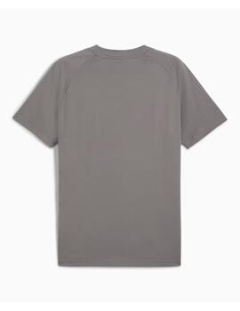 camiseta puma con bolsillo pumatech gris de hombre.