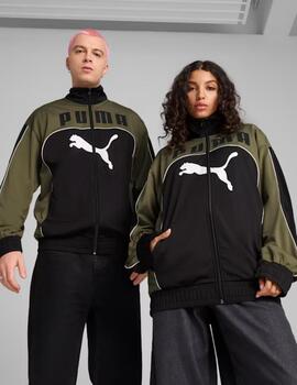 Chaqueta puma future archive negro verde unisex.