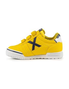 Zapatillas munich g-3 kid vco 433 amarillo de niño.