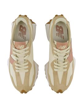 Zapatillas new balance ws327nka beige rosa de mujer.