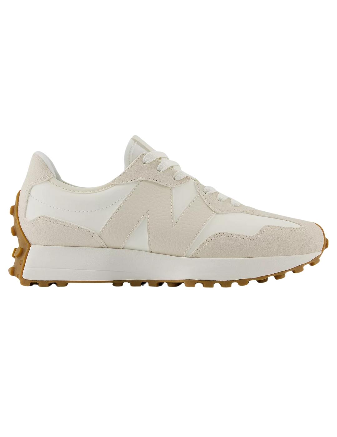 Zapatillas new balance ws327nkd blanco beige de mujer.