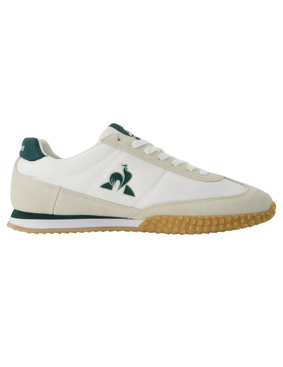 Zapatillas le coq sportif veloce blanco verde de hombre.