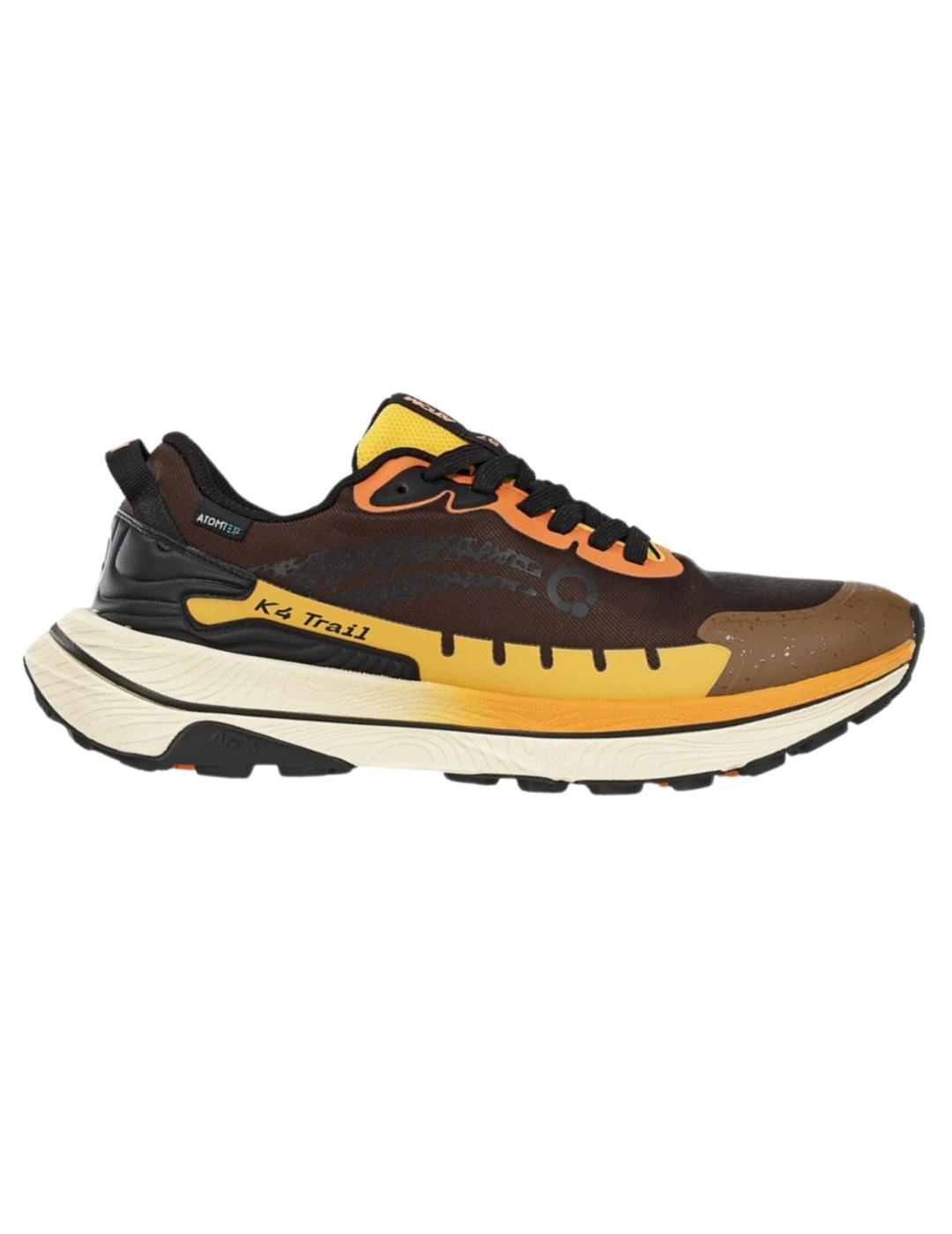 Zapatillas atom k4 trail at173  waterproof marrón de hombre.