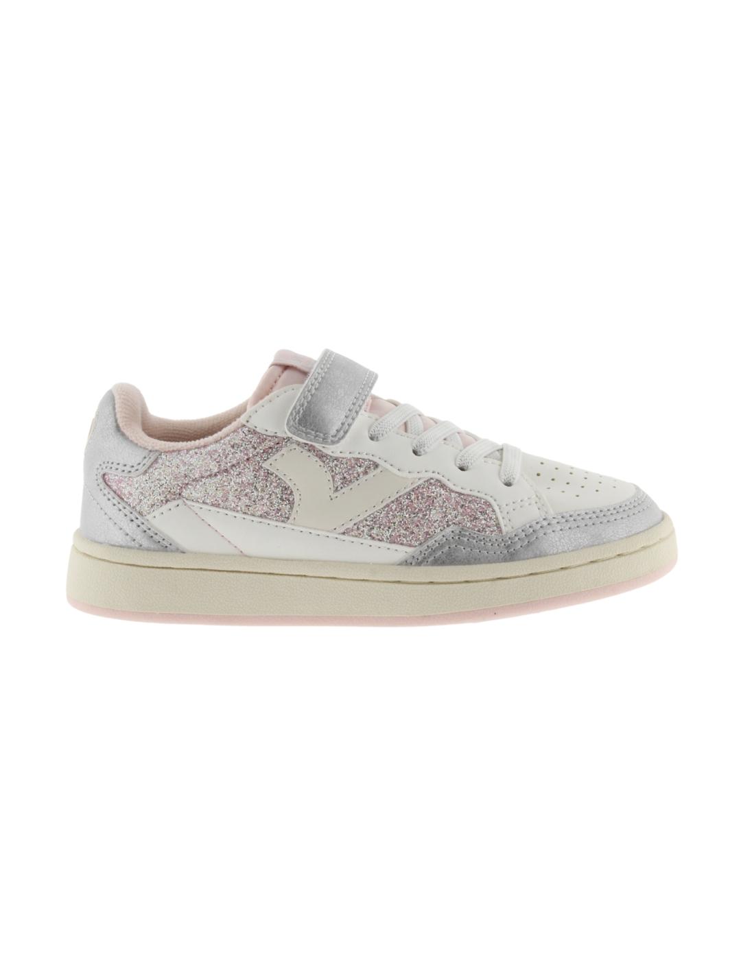 Zapatillas victoria smash kid funn rosa de niña.