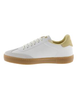 Zapatillas victoria berlin ciclista blanco beige de mujer.