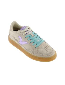 Zapatillas victoria smash suede beige de mujer.