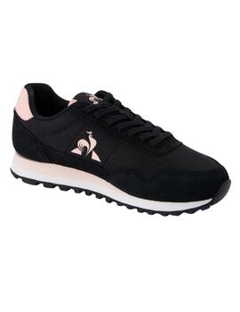 Zapatillas le coq sportif astra 2w negro rosa de mujer.