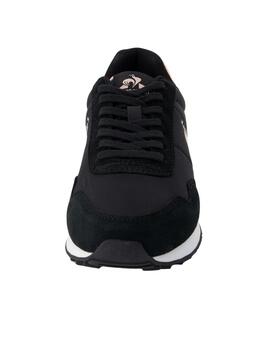 Zapatillas le coq sportif astra 2w negro rosa de mujer.