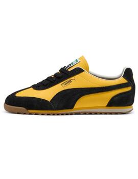 Zapatillas puma arizona retro amarillo negro de hombre.