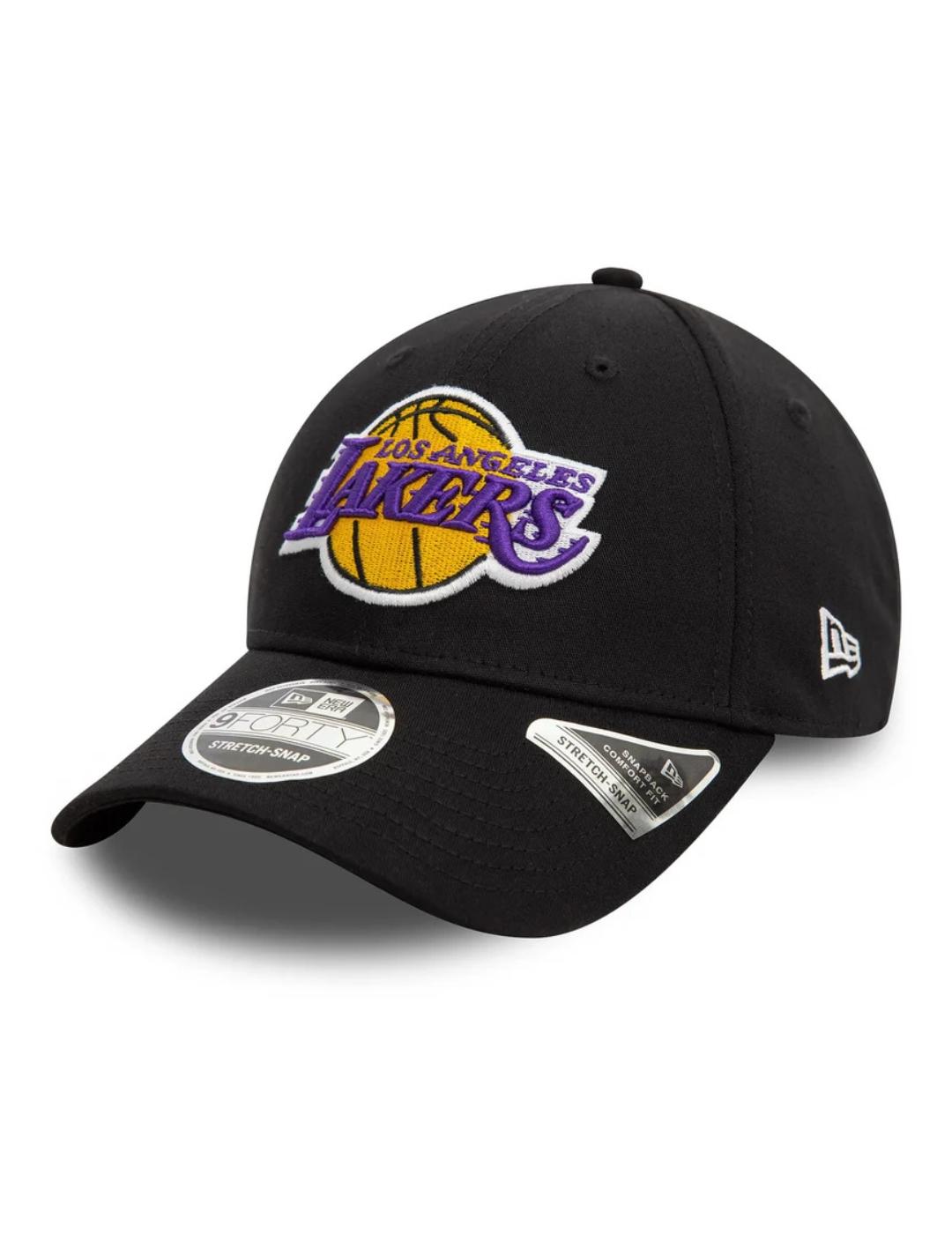 gorra new era LA Lakers 9 forty negro de hombre.