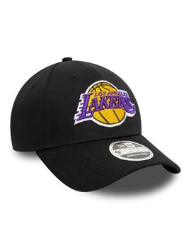 gorra new era LA Lakers 9 forty negro de hombre.