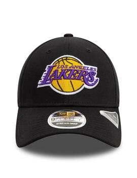 gorra new era LA Lakers 9 forty negro de hombre.