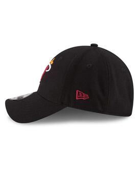 gorra new era M. Heat 9forty negro de hombre.