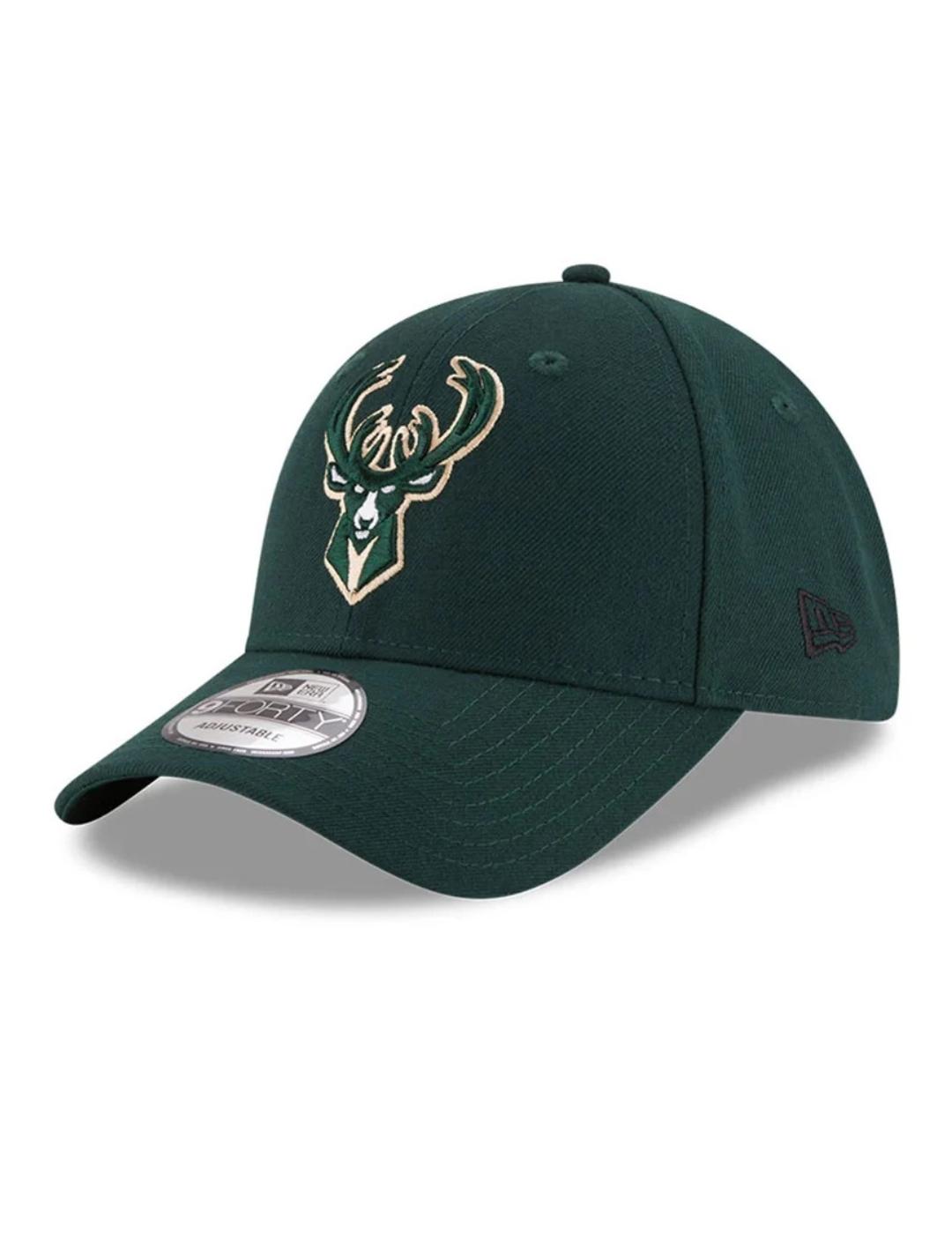 gorra new era M. Bucks 9forty verde de hombre.