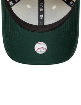 gorra new era A. Athletics 9forty beige verde de hombre.