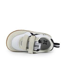 Zapatillas munich barefoot baby koda 14 blanco beige de bebé