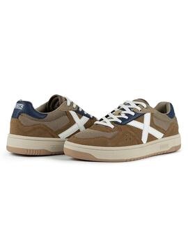 Zapatillas munich stilo 03 marrón de hombre.