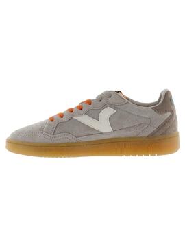 Zapatillas victoria smash suede taupe gris de hombre.