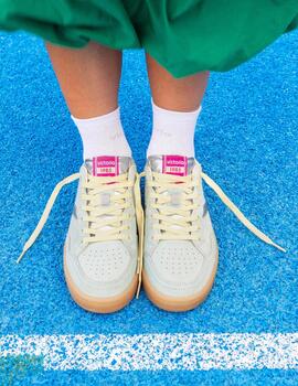 Zapatillas victoria smash suede menta verde de mujer.