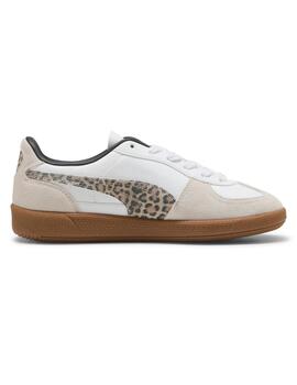 Zapatillas puma palermo leo blanco de mujer.