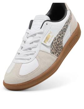 Zapatillas puma palermo leo blanco de mujer.