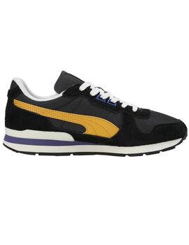 Zapatillas puma rx737 vintage negro amarillo de hombre.