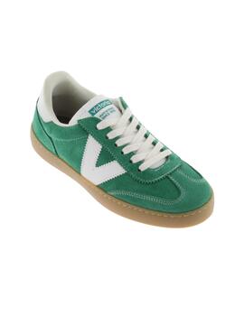 Zapatillas victoria berlin serraje verde de mujer.