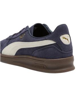 Zapatillas puma indoor suede marino de hombre.