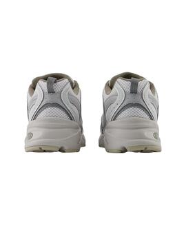 Zapatillas new balance u530nec blanco gris de mujer.