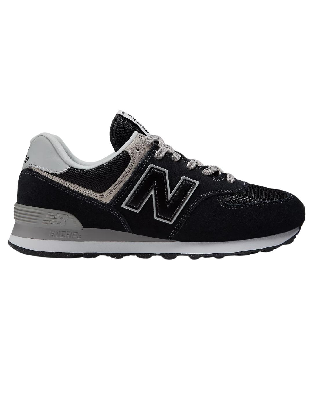 Zapatillas new balance ml574evb negro de hombre.