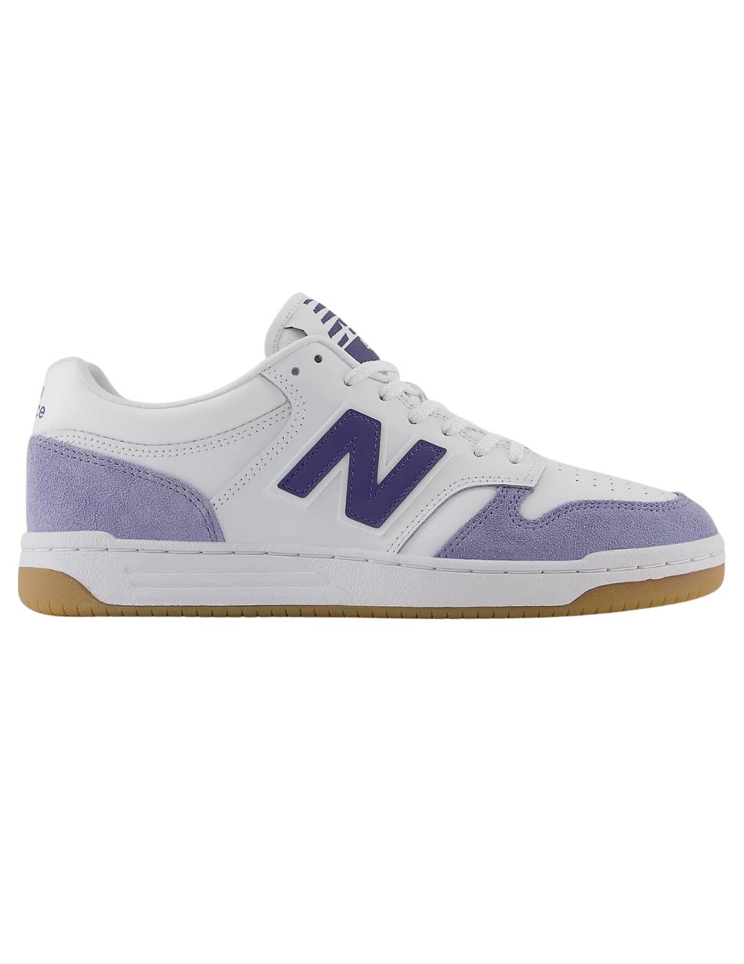 Zapatillas new balance bb480lxb blanco azul de hombre.