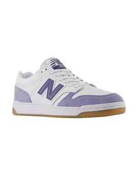 Zapatillas new balance bb480lxb blanco azul de hombre.