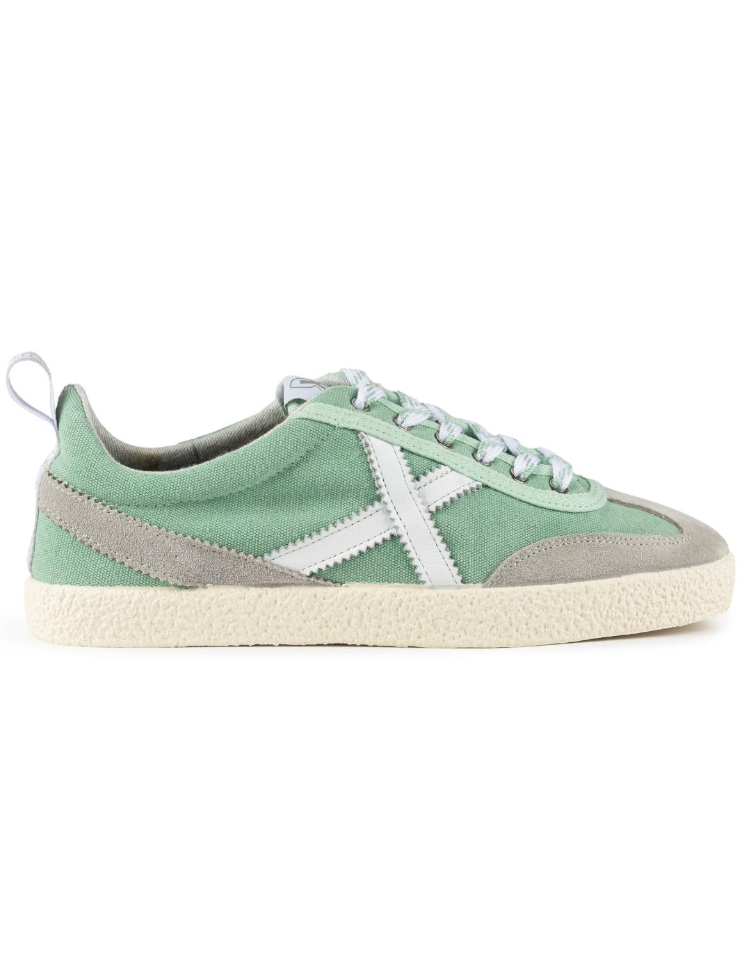 Zapatillas munich volata 91 verde de mujer.