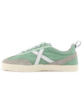 Zapatillas munich volata 91 verde de mujer.