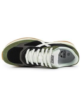 Zapatillas munich lyra 08 verde negro de hombre.