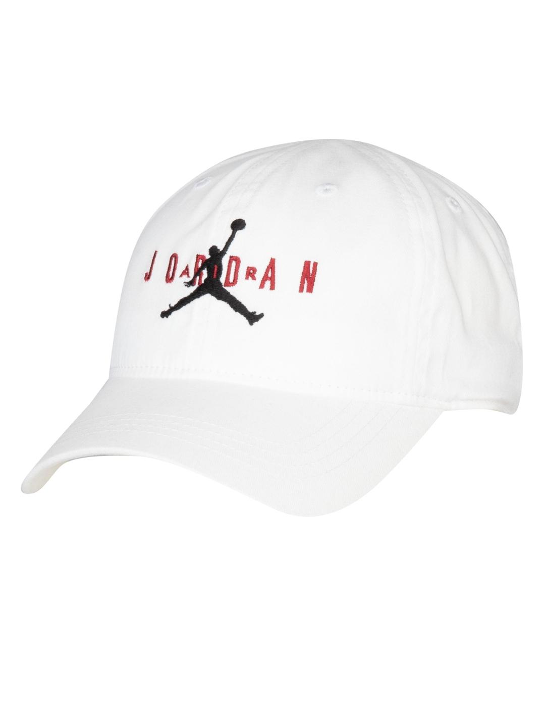 gorra air jordan jam blanco de niño.