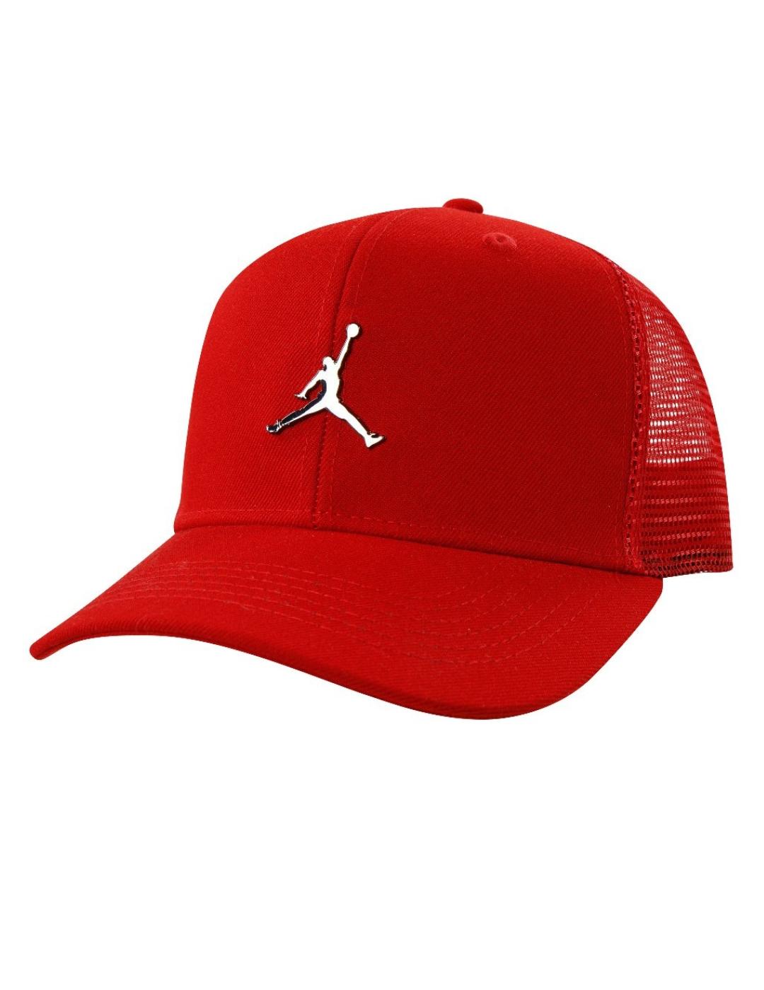 gorra trucker jordan jum metal  rojo de niño.