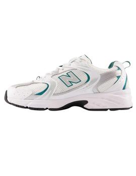 Zapatillas new balance mr530ab blanco verde de mujer.