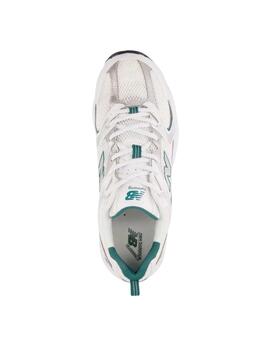 Zapatillas new balance mr530ab blanco verde de mujer.