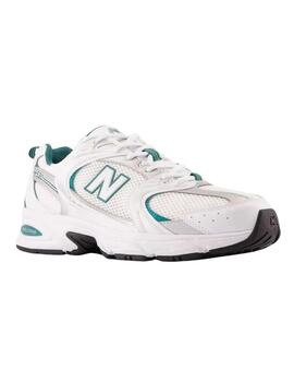 Zapatillas new balance mr530ab blanco verde de mujer.