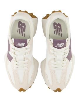 Zapatillas new balance ws327ftc blanco violeta de mujer.