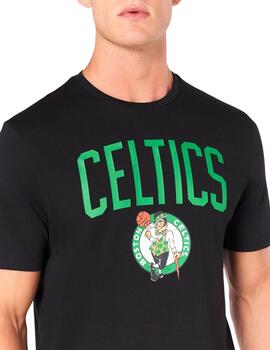 Camiseta new era boston celtics negro de hombre.