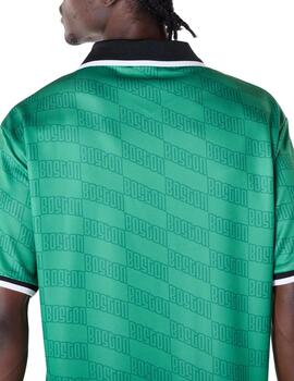 Camiseta new era celtics soccer oversized verde de hombre.